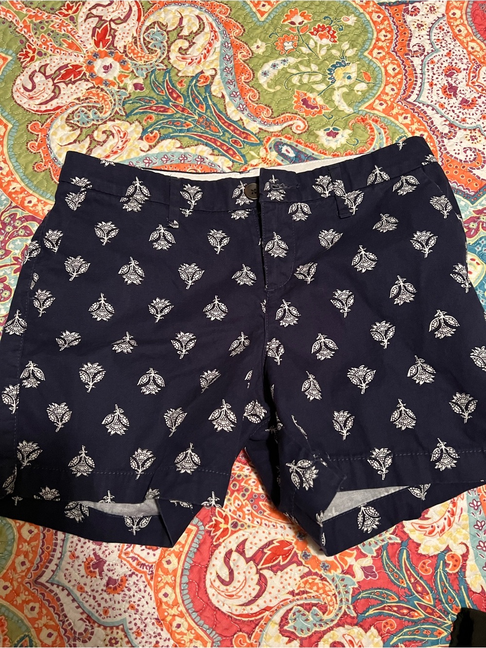 Old Navy Floral Print Cotton Shorts